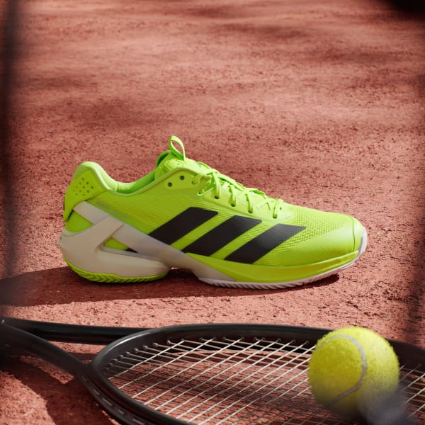 groen Adizero Ubersonic 5 Clay Tennisschoenen