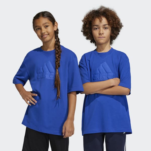 Bleu T-shirt Future Icons Logo Piqué