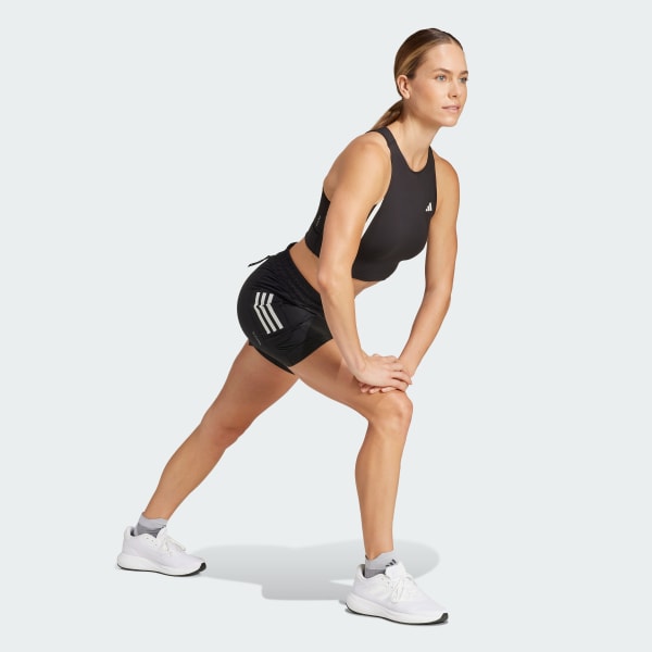 Svart Own the Run Climacool 2-in-1 Shorts