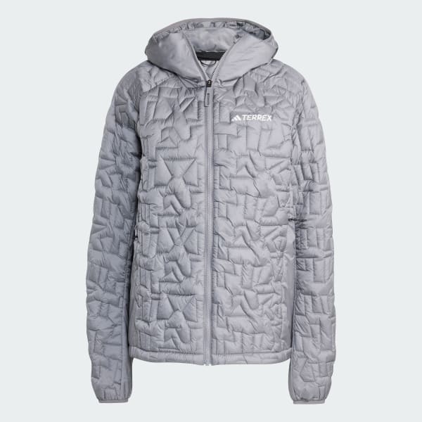 グレー テレックス Xperior PrimaLoft ルーズ フィルインサレーテッド フードジャケット