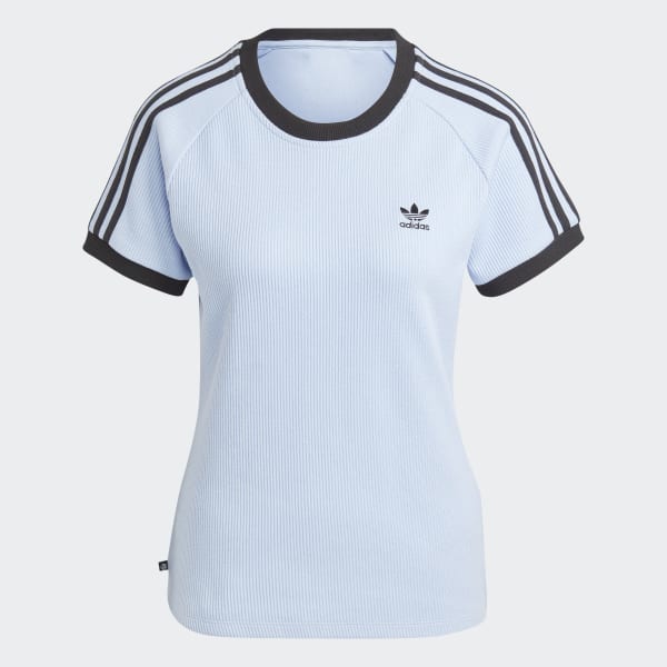 Blue 3-Stripes Slim Tee