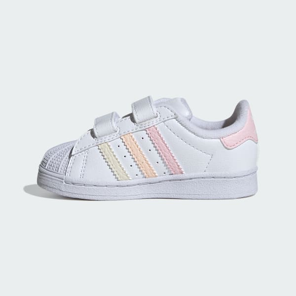 Childrens adidas superstar velcro top