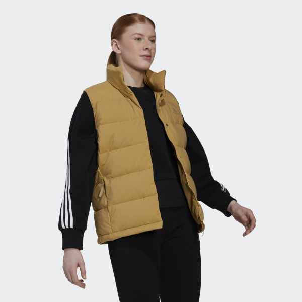 Beige Helionic Daunenweste
