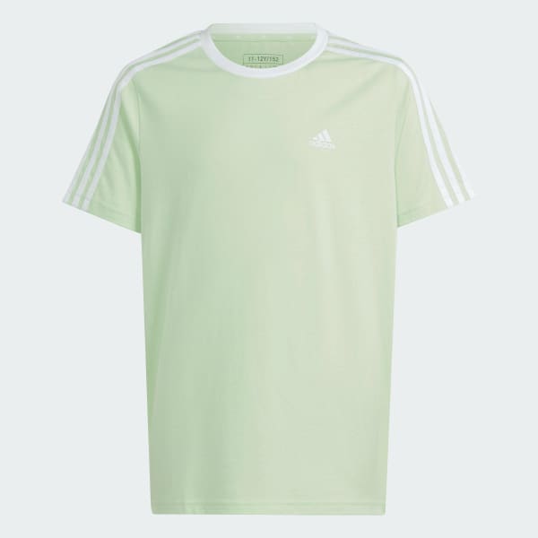 Verde Camiseta Algodão Folgada Essentials Três Listras Boyfriend