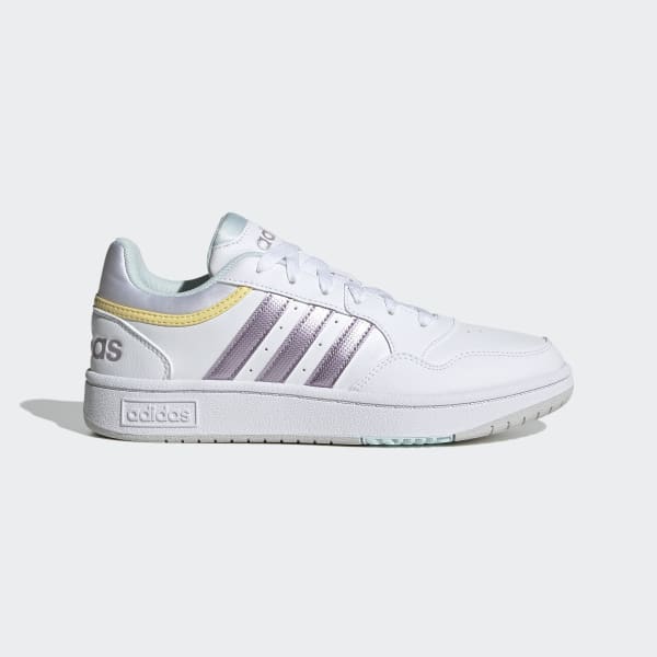 Hvit Hoops 3 Shoes