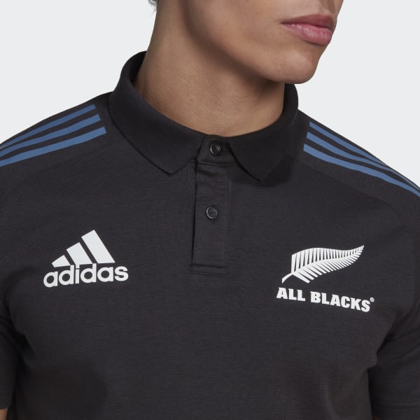 Czerń All Blacks Rugby Polo Shirt
