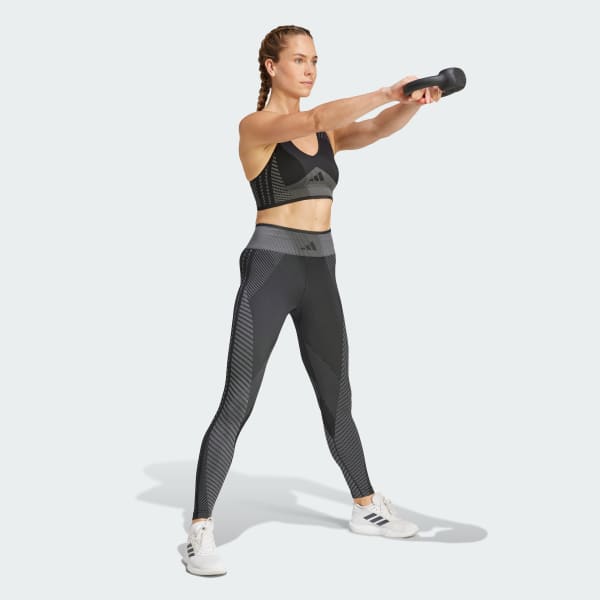 Negro Sujetador AEROKNIT Training Light Support