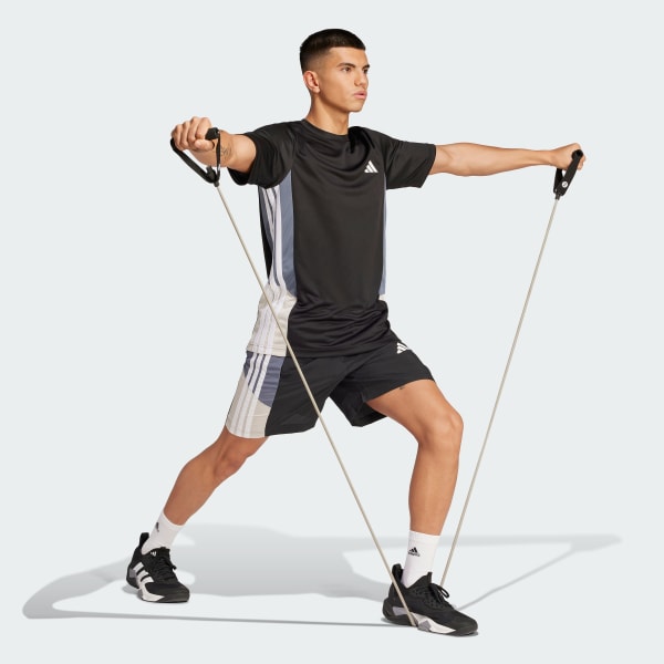 Black Train Essentials Seasonal Colorblock Shorts