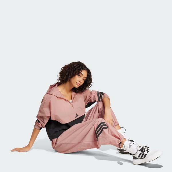 Roze Future Icons 3-Stripes Woven Broek