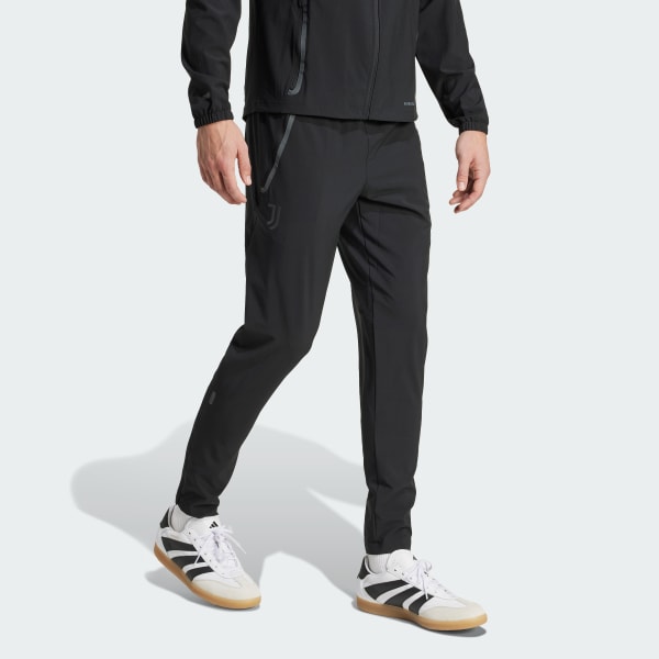 cerná Juventus Tiro 25 Competition Vis Tech Travel Pants