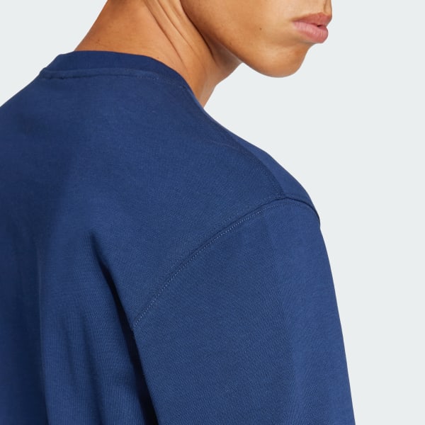 adidas Adicolor Outline Trefoil Tee - Blue | Free Shipping
