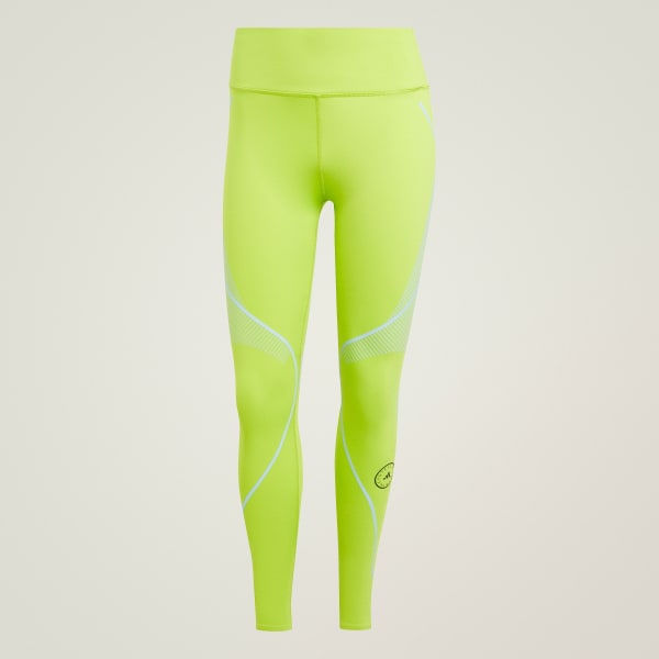 Green adidas by Stella McCartney TruePace Long Running Leggings