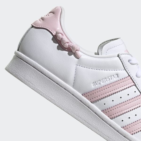 Tênis adidas Originals Superstar W Branco/Rosa - Compre Agora