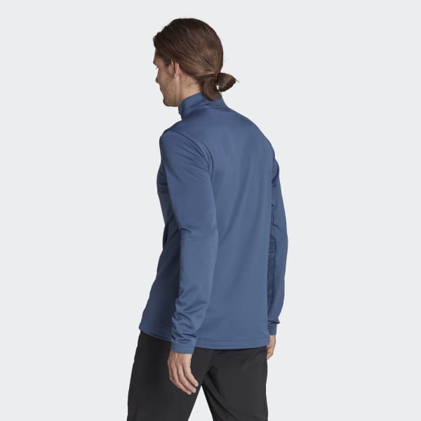 Blue Terrex Everyhike Half-Zip Fleece Jacket