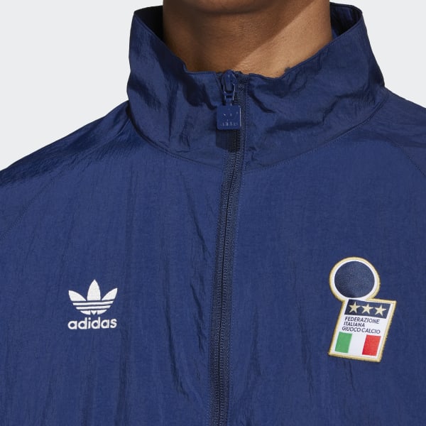 adidas Italy Originals Track Top - Blue | Free Shipping with