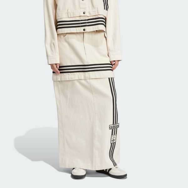 Multicolor Falda Adibreak denim dos en uno