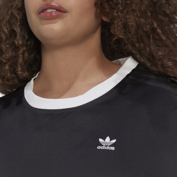 Zwart Always Original Laced T-shirt Jurk (Grote Maat) LE471