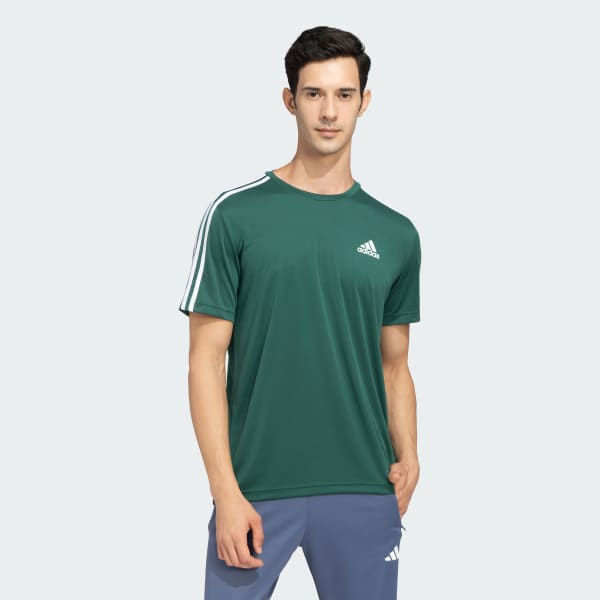 Green 3 STRIPES TEE