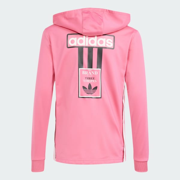 Adidas chaqueta capucha rosa 2025