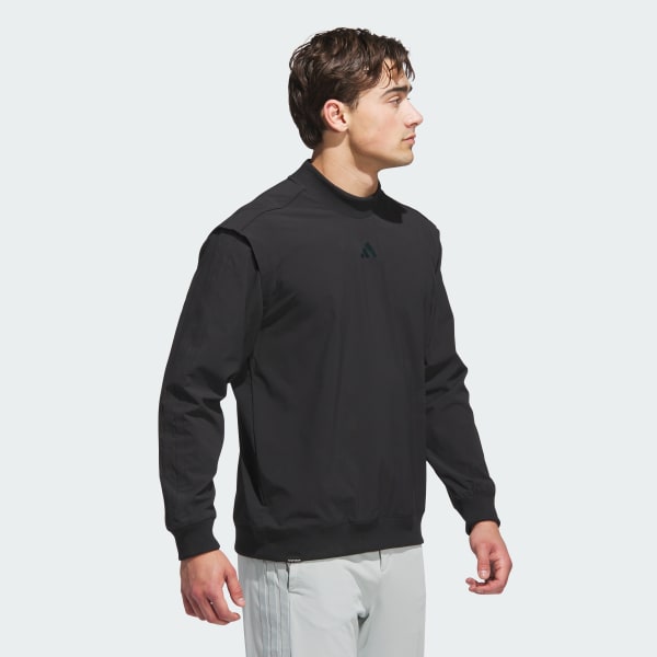 Black Beyond The Course Twistweave Hybrid Loose 스웨트셔츠