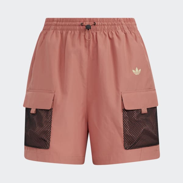 Brown Outdoor Graphic Shorts