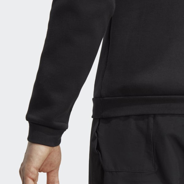 Black Authentic 1/4-Zip Sweatshirt ID180