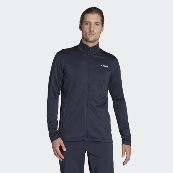 Μπλε Terrex Multi Primegreen Full-Zip Fleece Jacket