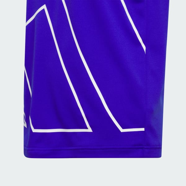 ブルー マストハブ レギュラーフィット ビッグロゴ キッズ半袖Tシャツ