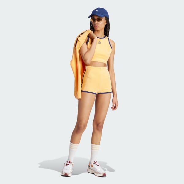 Orange adidas Originals Cropped Tank Top