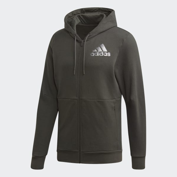 veste adidas verte et blanche
