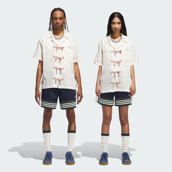Blanco Camisa Clot Bowling by Edison Chen (Unisex)