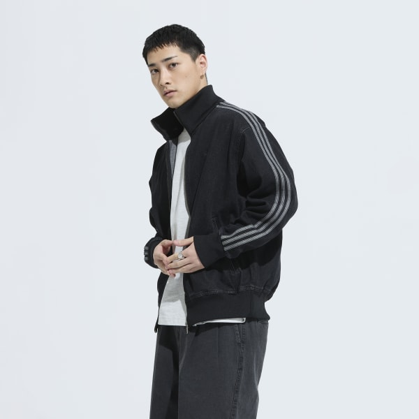 アディダス アディカラー デニム ファイヤーバード トラックトップ