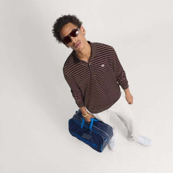 Brun Originals Velour Long Sleeve Polo