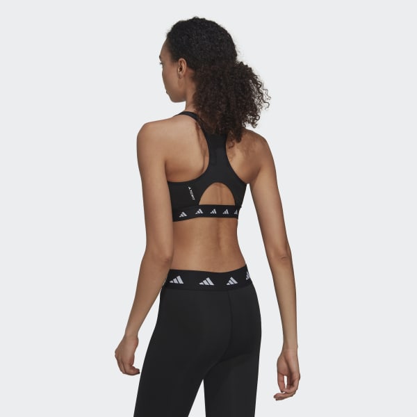 Svart Powerreact Training Medium-Support Techfit Bra