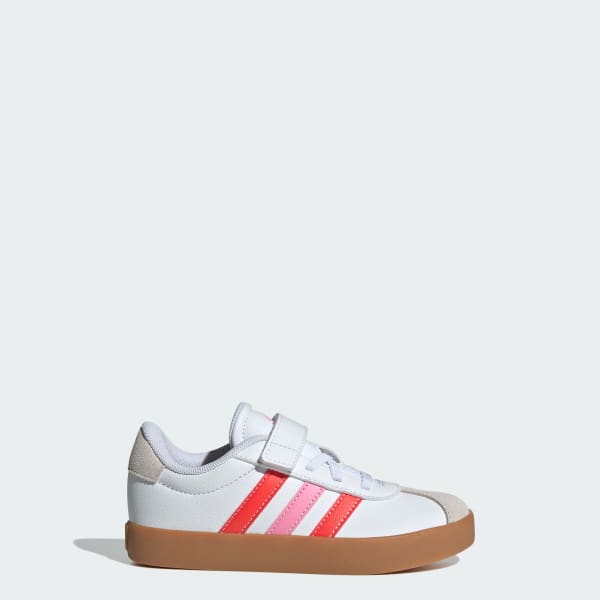 adidas VL Court 3.0 Skateboarding Kids Ayakkabı - Beyaz | adidas