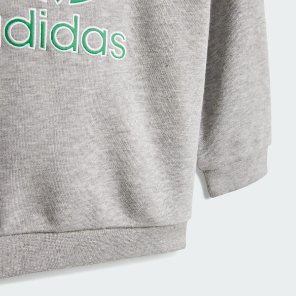 Moletom Capuz Set Big Logo Execution - Cinza adidas | adidas Moletom Capuz Set Big Logo Execution - Cinza adidas | adidas