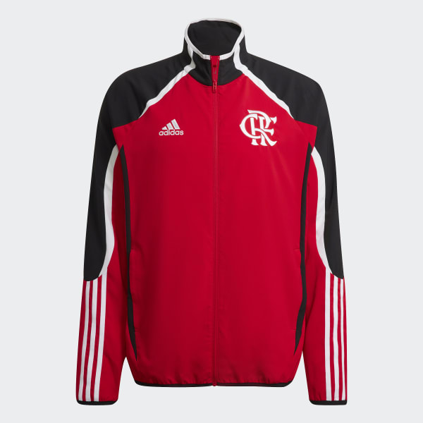Czerwony CR Flamengo Teamgeist Woven Jacket WH701