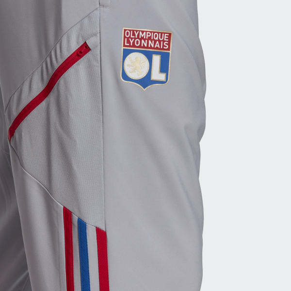 Szary Olympique Lyonnais Tiro 21 Presentation Pants O6305