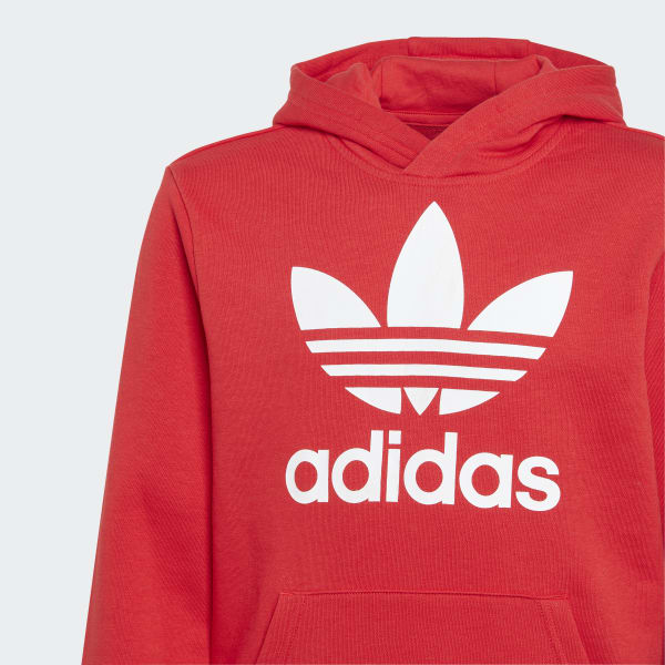 Adidas trefoil hoodie barn sales
