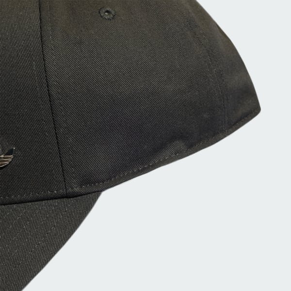 Negro Gorra de Béisbol Trifolio Metálico