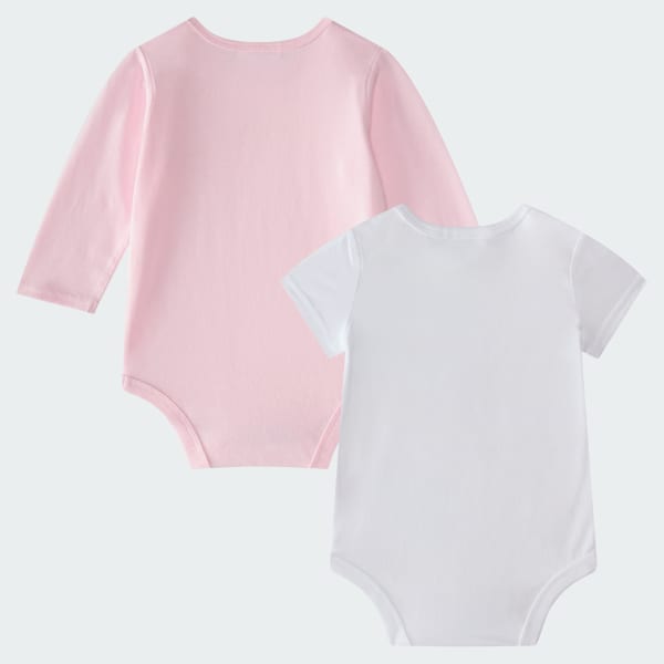 Pink adidas 3-Piece Logo Bodyshirt & Pant Set
