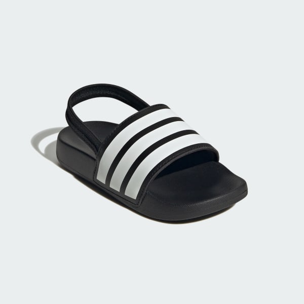 Μαύρο Adilette Estrap Slides Kids
