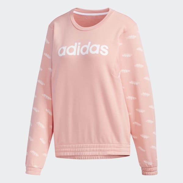 adidas pink and orange sweater