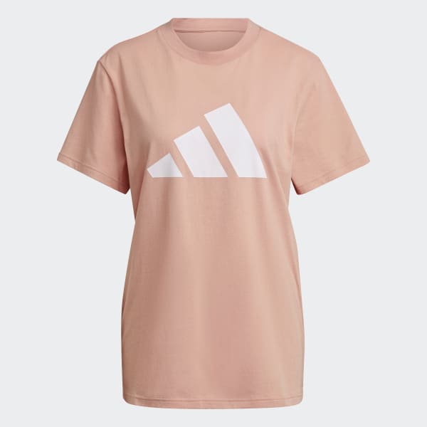 Rosa Camiseta adidas Sportswear Future Icons Logo Estampada