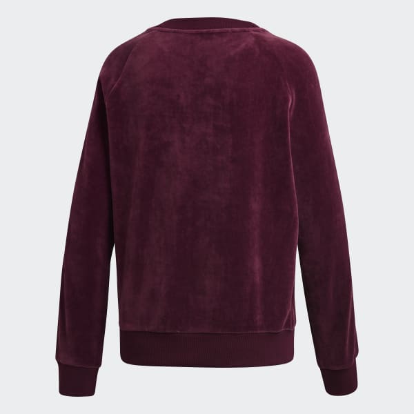 adidas trefoil hoodie burgundy