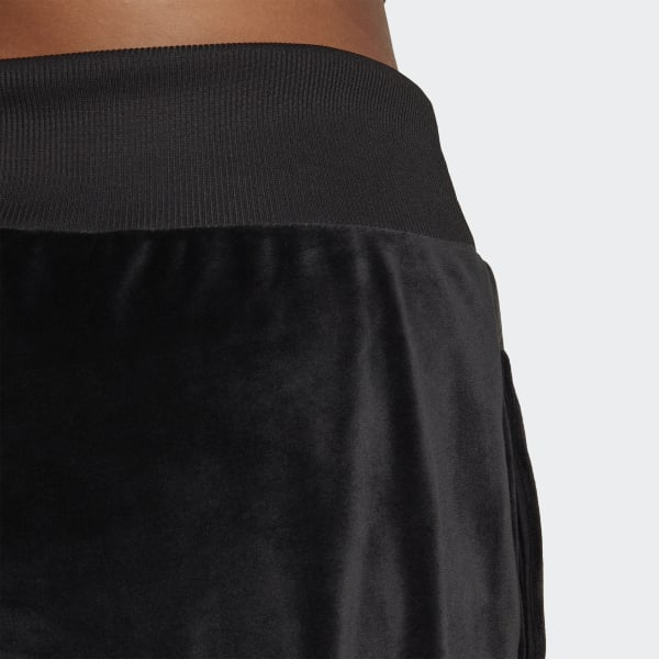 Zwart Holidayz Cozy Velour Joggingbroek (Grote Maat) VS801