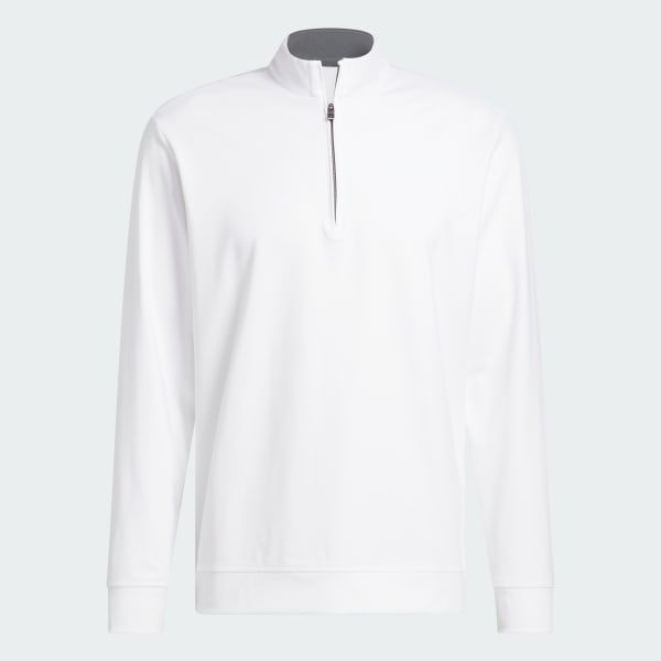 adidas Ultimate365 Classic Quarter-Zip - White | Free Shipping