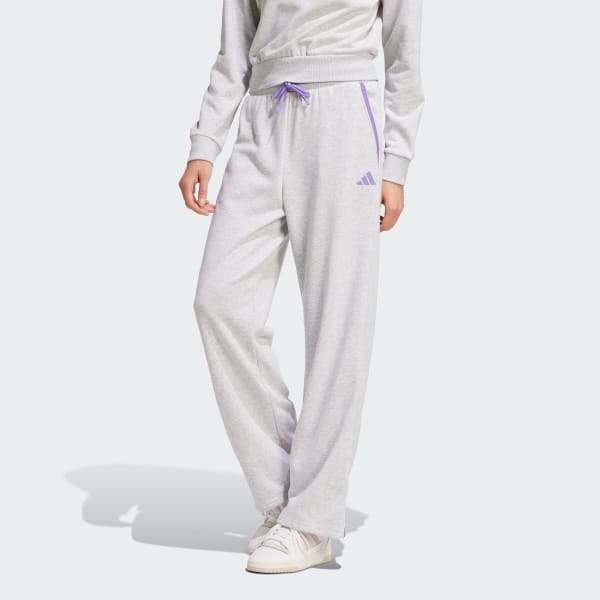 Grigio Pantaloni Essentials Color Pop French Terry