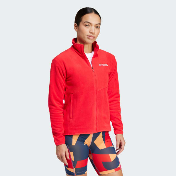 Red Terrex Multi Full-Zip Fleece Jacket