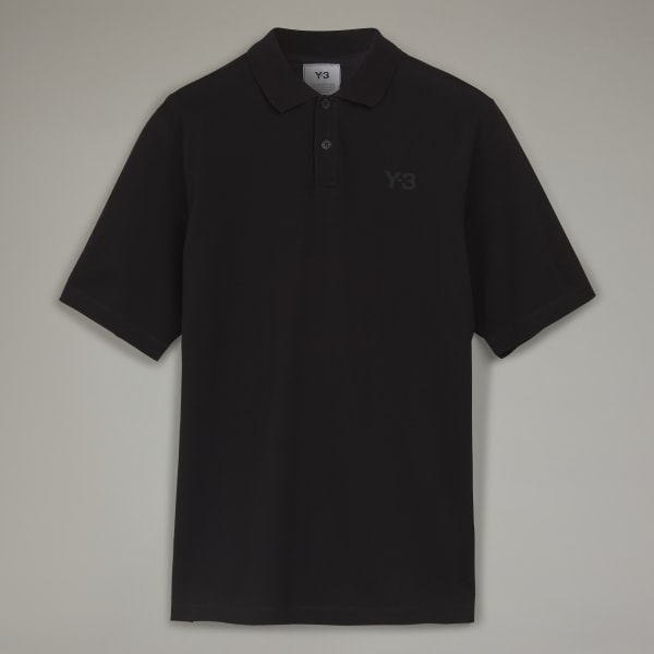 Black Y-3 Classic Polo Shirt